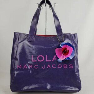 Lola Marc Jacobs Women’s LARGE Purple Tote rare mint condition